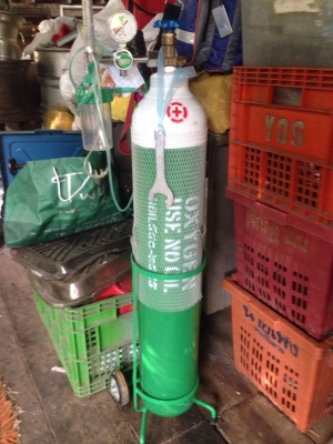 ขายถังอ๊อกซิเจนสภาพใหม่มากๆ95\%