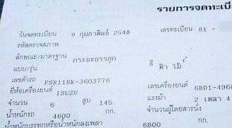 **479,000 บ.ต่อรอง/// 6ล้อช่วงยาว ISUZU ROCKY-165 **ขาย ISUZU ROCKY 165แรง 6ล้อช่วงยาว สวยๆ ISUZU ROCKY FSR11HK 6BD1-165แรง (จดใหม่) ปี48 เครื่อง 6BD1-6สูบ เครื่องดี แน่น แรงดี จอมอึด ครับ ไม่จุกจิก เกียร์ดี ไม่มีหลุดครับ ช่วงล่างใหญ่ คัสซีสวย ใหญ่ ไม่ปะไ **479,000 บ.ต่อรอง/// 6ล้อช่วงยาว ISUZU ROCKY-165 **ขาย ISUZU ROCKY 165แรง 6ล้อช่วงยาว สวยๆ ISUZU ROCKY FSR11HK 6BD1-165แรง (จดใหม่) ปี48 เครื่อง 6BD1-6สูบ เครื่องดี แน่น แรงดี จอมอึด ครับ ไม่จุกจิก เกียร์ดี ไม่มีหลุดครับ ช่วงล่างใหญ่ คัสซีสวย ใหญ่ ไม่ปะไ
