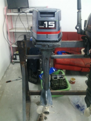 เครื่อง ยามาฮ่า 15แรง ฝาเหลี่ยม