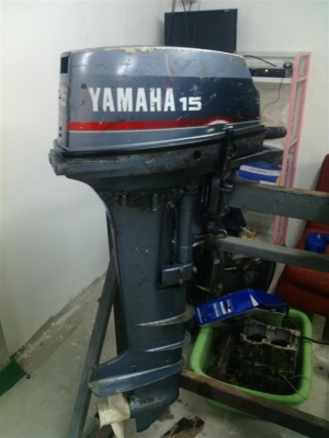 เครื่อง ยามาฮ่า 15แรง ฝาเหลี่ยม