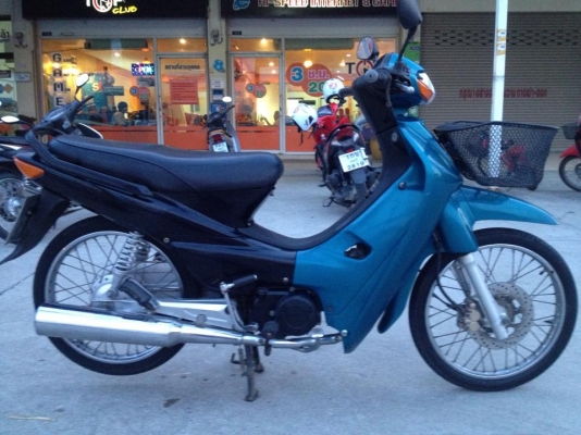 ขาย ฮอนด้า เวฟ 110 สีเขีว-ดำ ปี 44 สภาพสวย เดิม ๆ ราคา เบา ๆ