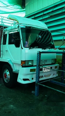 ขายรถบรรทุก10ล้อ มิตซูบิชิ ฟูโซ่195ยาว7.8/ม.แอร์ วิทยุ ฟิวม์ครบ พร้อมใช้