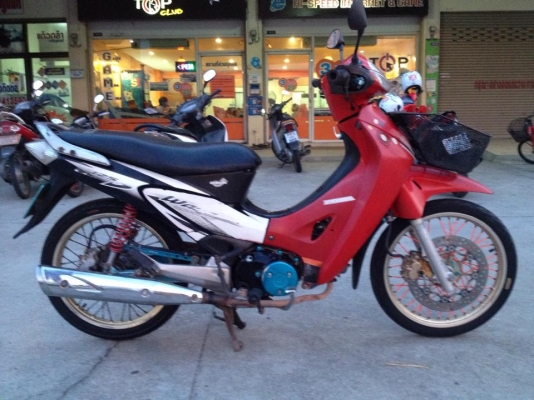 ขาย เวฟ 125s ไมล์ดิจิตอล สีแดง-ดำ ปี 46 สภาพเดิม ๆ ราคา เบา ๆ