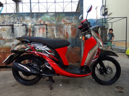 New Fino Fi ปี57 ลาย Spor รถ8เดือน สวยๆราคาถูกครับ