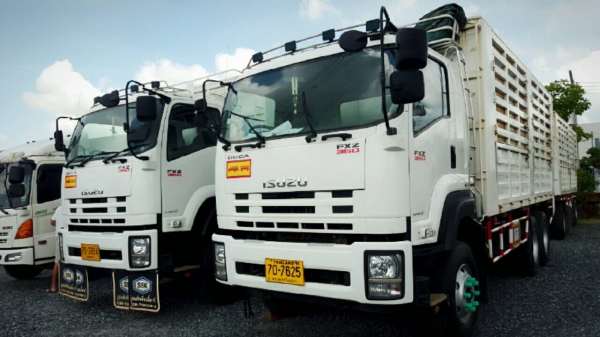 ISUZU DECA FXZ 360 กระบะแม่ลูก 3 เพลา ไม่ดั๊มพ์