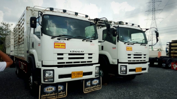 ISUZU DECA FXZ 360 กระบะแม่ลูก 3 เพลา ไม่ดั๊มพ์