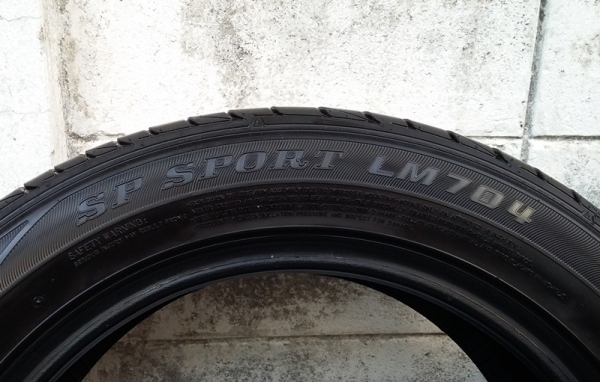 ยาง,205-55-16 DUNLOP LM704 ดอกหนาปี13ไม่ปะชุดละ 2,700