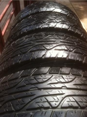 ยาง Dunlop AT3 265 70 16 กลางปี12 ดอกเยอะ เนื้อนิ่มๆ ดอกคมๆ