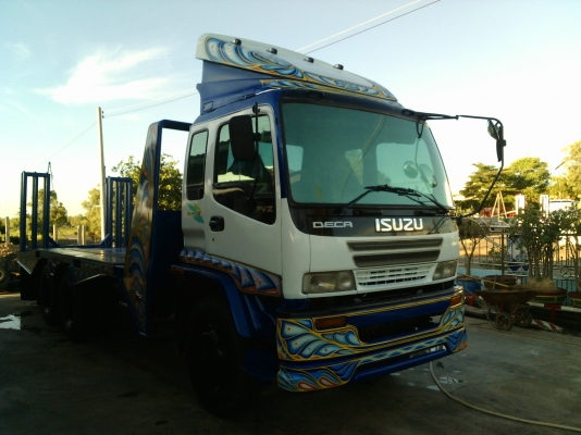 ISUZU DECA FVZ 195Hp ห้างแท้ 2 เพลา เกียร์ZF กระบะบรรทุกรถเกี่ยวต่อใหม่ครับ