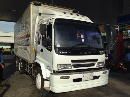 10ล้อเพลาเดียวตู้เปียกISUZU230HP