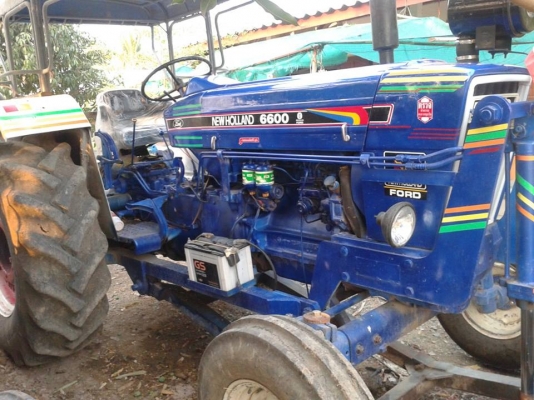 ขายรถไถฟอร์ด 6600 เบื่อคนขับ ขายยกคอก/แลกสิบล้อ