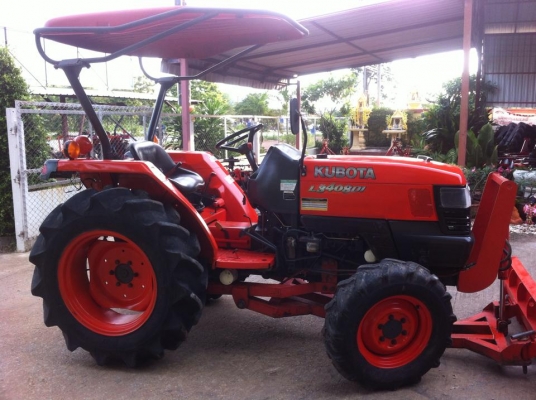 ขายรถไถKubota L 3408DI (4WD) พร้อมใบมีดหน้าและผานพรวนช้าง