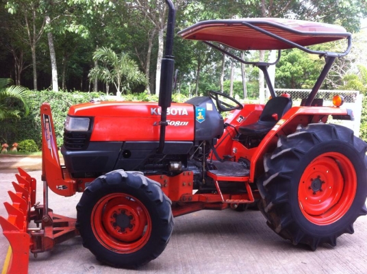 ขายรถไถKubota L4508DI (4WD) พร้อมใบมีดหน้าและผานพรวนช้าง รถพร้อมใช้งาน