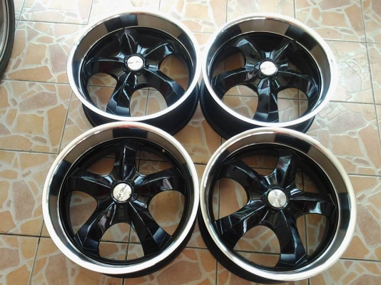 ขอบ 17*7.5 / 4*100 off40 ทำสี ปัดเงาใหม่วิ้ง ๆ ขายพร้อมส่ง 6800 สนใจ 085 0227371
