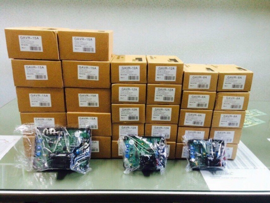 AVR เครื่องปั่นไฟ รุ่นยูนิเวอร์แซล มีจำหน่ายตั้งแต่รุ่น GAVR 8A,12A,15A,20A