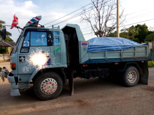 6ล้อดั้ม195แรง..FTR32F...รถสวย..เจ้าของดูแลดี ดั้มดินสามมิตรยาว3.80ม.