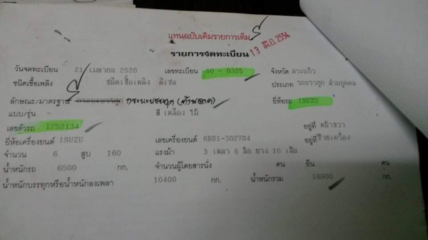 สิบล้อ เทเลอร์  lsuzu 6BD1 160 แรง ช่วงล่างใหญ่ พร้อมใช้