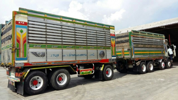 ขายรถพ่วง 24 ล้อ แม่-ลูก กระบะเนียมคอกเกษตรดั้ม HINO FM3M วางเครื่อง.P11C -320 แรง เกียร์เดิม มีสโล รถสวย ราคา.คุยต่อรองกันได้ครับ