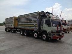 ขายรถพ่วง 24 ล้อ แม่-ลูก กระบะเนียมคอกเกษตรดั้ม HINO FM3M วางเครื่อง.P11C -320 แรง เกียร์เดิม มีสโล รถสวย ราคา.คุยต่อรองกันได้ครับ