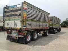 ขายรถพ่วง 24 ล้อ แม่-ลูก กระบะเนียมคอกเกษตรดั้ม HINO FM3M วางเครื่อง.P11C -320 แรง เกียร์เดิม มีสโล รถสวย ราคา.คุยต่อรองกันได้ครับ