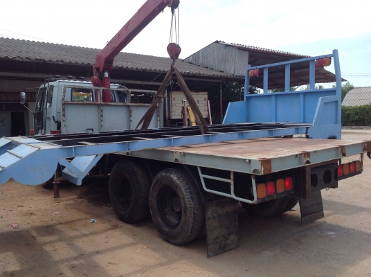 ขายสิบล้อพื้นเรียบ ติดเครน 3 ตัน