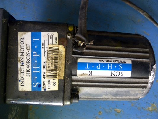 ขายมอเตอร์ 220v ,40 w ,10rpm