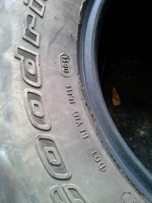 BF All USA. 265/75/16 ปี08  สภาพดี 1ชุด