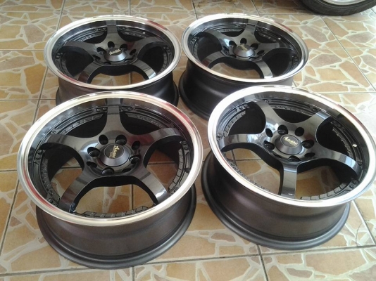 ขายล้อ 15*6.5 / 4*100-114 off38 ขาย 5700 บาท