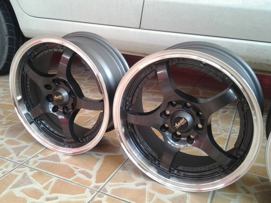 ขายล้อ 15*6.5 / 4*100-114 off38 ขาย 5700 บาท