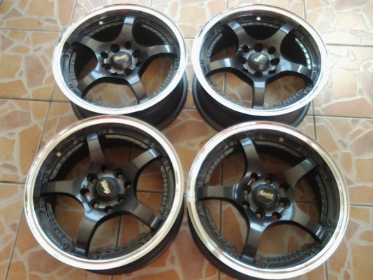 ขายล้อ 15*6.5 / 4*100-114 off38 ขาย 5700 บาท