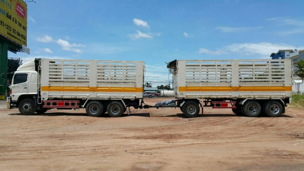 HINO MAGA 500  มี 4 พ่วง  ขายสด ราคานี้มีผลเพื่อลูกค้าภายใน 7 วันนะคะ