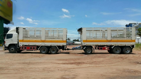 HINO MAGA 500  มี 4 พ่วง  ขายสด ราคานี้มีผลเพื่อลูกค้าภายใน 7 วันนะคะ