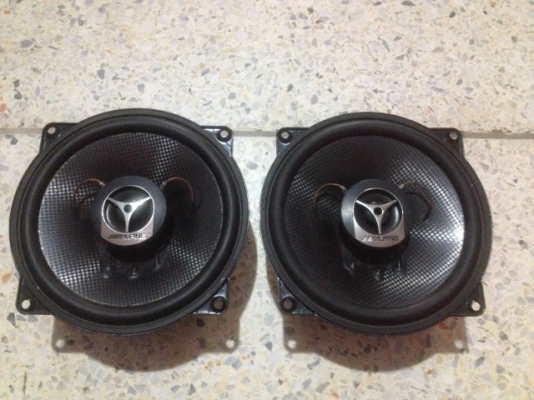 ลำโพง ALPINE 5นิ้ว2ทางของเก่าญี่ปุ่นเเท้สภาพสวยเสียงใสๆคู่ละ