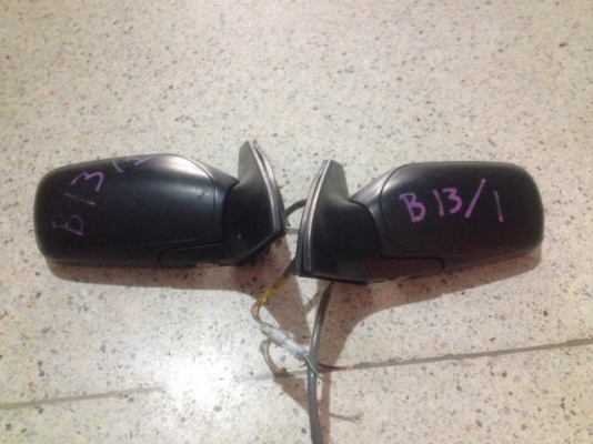 กระจกมองข้าง NISSAN B13 พับไฟฟ้าของเก่าญี่ปุ่นสภาพสวยคู่ละ