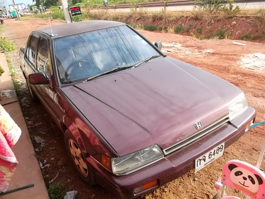 ACCORD ปี 2531 เกียร์ออโต้ กระจกไฟฟ้า พวงมาลัยเพาเวอร์ ไม่เคยติดแก็ส