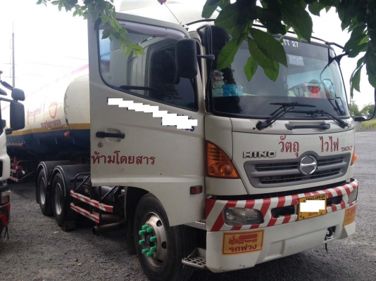 สิบล้อหัวลากมือสอง,Hino Mega 380 แรงปี 52 เฟืองเร็ววิ่ง 6xx,xxx โล พร้อมใช้