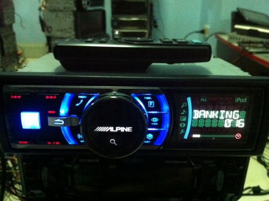 Alpine iDA-X200 24Bit USB IPOD AUX2ช่อง AUX Ditital 1 ช่อง  3ปรีเอ้า พร้อมรีโมท มือ2 ญี่ปุ่น