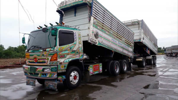 ฝากขายรถฮีโน320ปี50พ่วงแม่ลูกดั้มเนียมอู่สสมบัติ