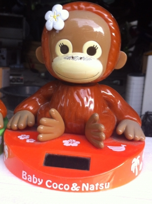 ตุ๊กตาลิงโยกหัวน่ารักๆตัวโต ใช้พลังงานแสงอาทิตย์ มีสองแบบ (มีทั้งหมด 14 ตัว)