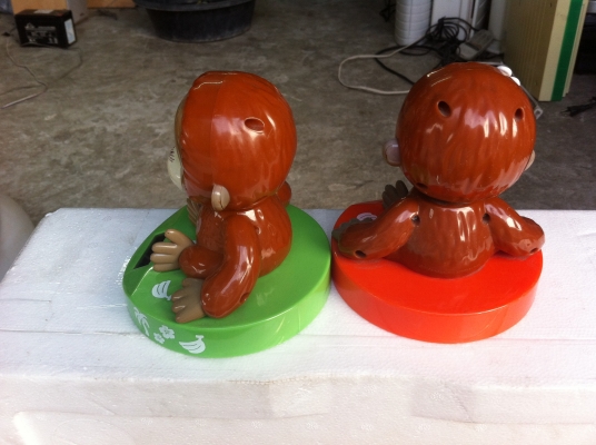 ตุ๊กตาลิงโยกหัวน่ารักๆตัวโต ใช้พลังงานแสงอาทิตย์ มีสองแบบ (มีทั้งหมด 14 ตัว)