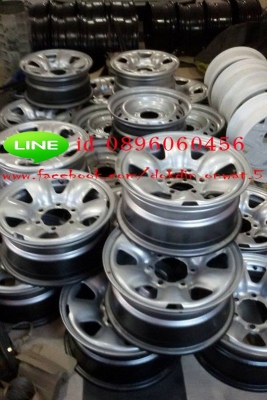 ขายแบ่งแยกล้อกะทะเหล็กอะหลั่ยขอบ15-16-17ทุกรุ่นลายรูกลมราคาเดียวราคาวงล่ะ900บาทราคาเดียวหมด