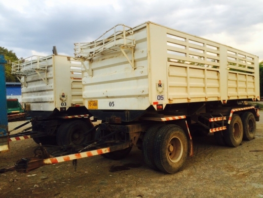 ขายด่วนหางพ่วง3เพลาแท้ยาว6.50เมตรปี57สภาพสวยใหม่100\% ขายด่วนหางพ่วง3เพลาแท้ยาว6.50เมตรปี57สภาพสวยใหม่100\%