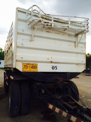 ขายด่วนหางพ่วง3เพลาแท้ยาว6.50เมตรปี57สภาพสวยใหม่100\% ขายด่วนหางพ่วง3เพลาแท้ยาว6.50เมตรปี57สภาพสวยใหม่100\%