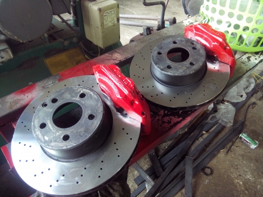 ปั้มเบรค4ฟอด พร้อมจาน3900