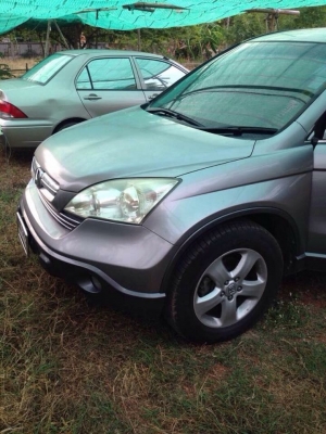 รถหลุดจำ CR-V ปี 2007 เครื่องเดิม ติดแก๊สแล้ว เกียร์ออโต้ ตัวท๊อป เอกสารการจำครบ ต่อพ.ร.บ ได้ ขับสบาย สวยๆดูรถได้ที่ อรัญ สระแก้ว