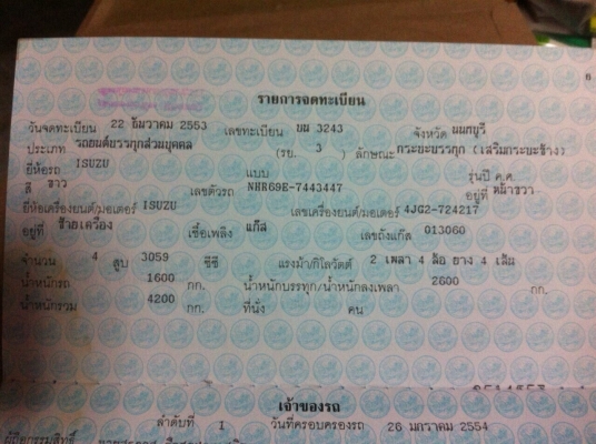 ขายเกียร์จัมโบ้2900cc