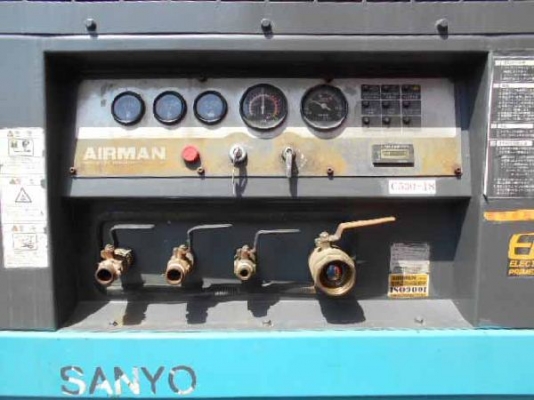 PDSF530S SN 80-4050217 : ปั๊มลม airman 10บาร์ โทร.กุ้ง:0813062283