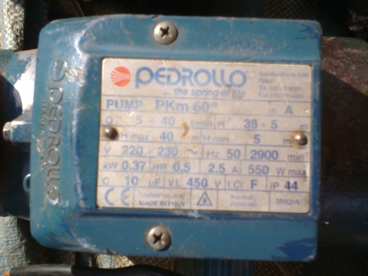 ปั้มน้ำอิตาลีขนาด 1 นิ้ว