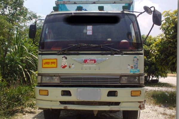 ขาย HINO 3M พ่วงแม่ ลูก กระบะเหล็กดั๊ม
