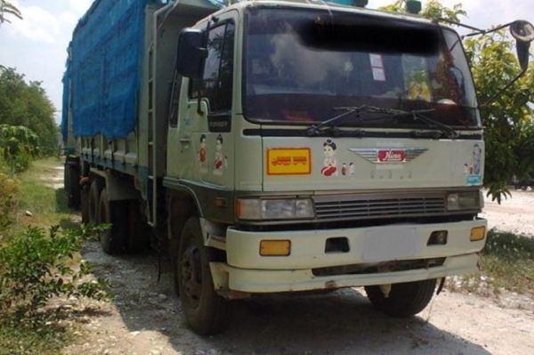 ขาย HINO 3M พ่วงแม่ ลูก กระบะเหล็กดั๊ม